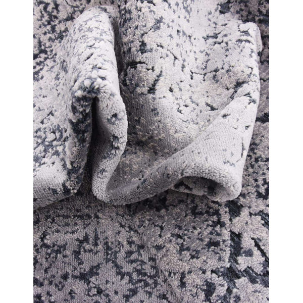 Three Posts™ Oriental Blue/Gray Area Rug & Reviews Wayfair